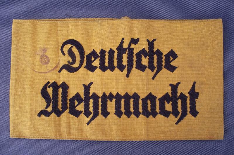 Deutsche Wehrmacht Armband. F.S.C.I.G. Stamped.