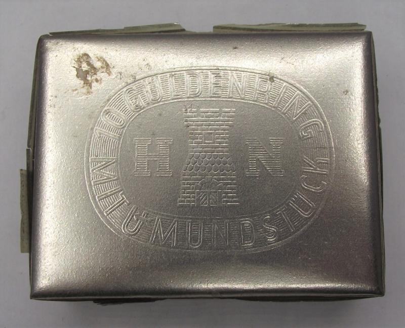 German Personal Items. Complete Cigarette Box.