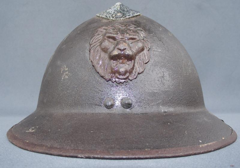 WW2 Belgium Adrian Helmet Shell.