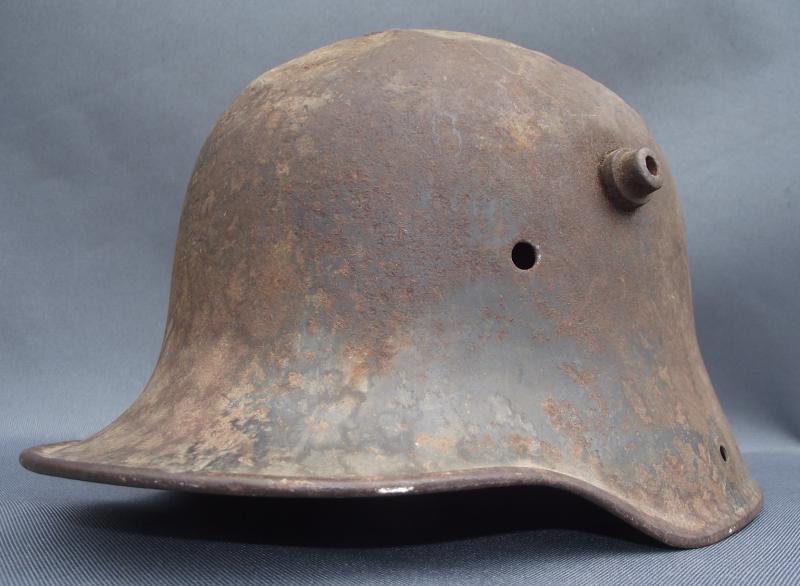 WW1 German Battlefield Relic Helmet.