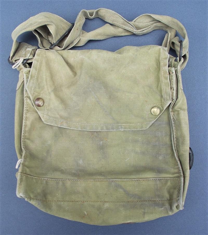 Royal Naval Named 1942 Dated Respirator Bag.