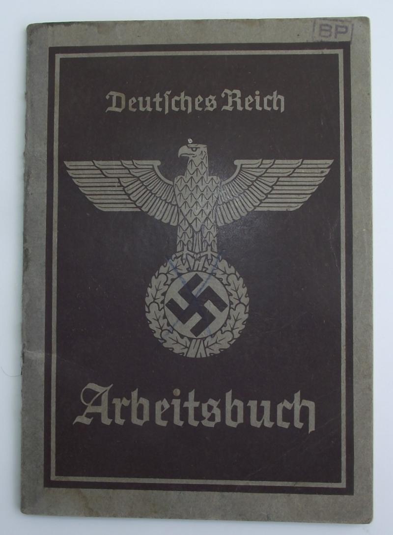 Deutsche Reich Arbeitsbuch.