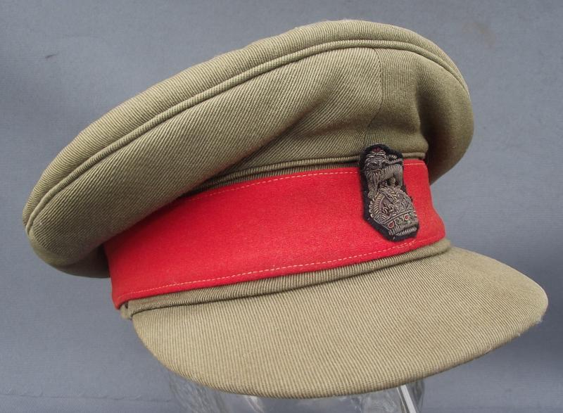 British Officers Brigadier/ Substantive Colonel Visor Cap. India.