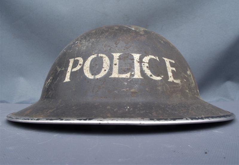 WW2 British Police Steel Helmet. 1939.