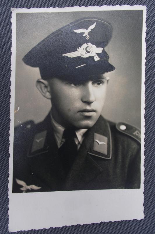 Wehrmacht Photo Post Card. Luftwaffe NCO.