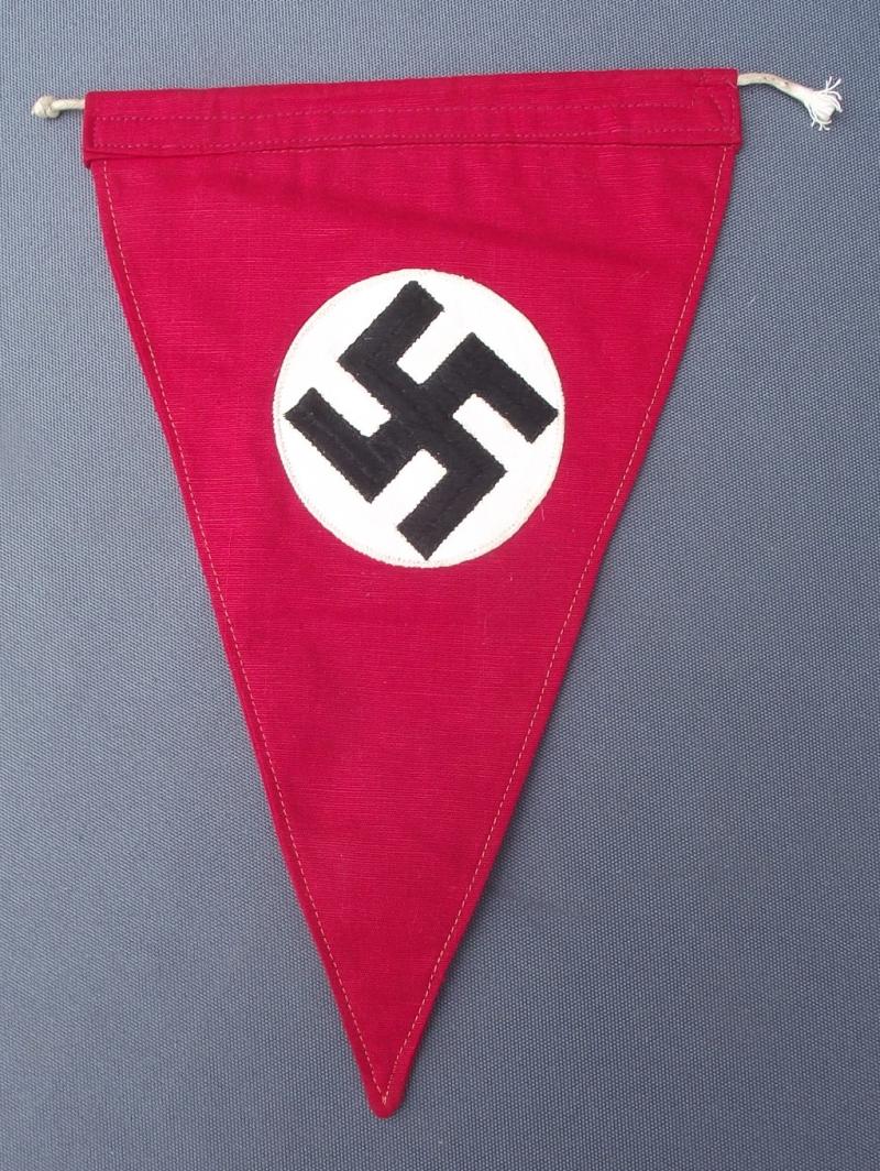 NSDAP Car Pennant.