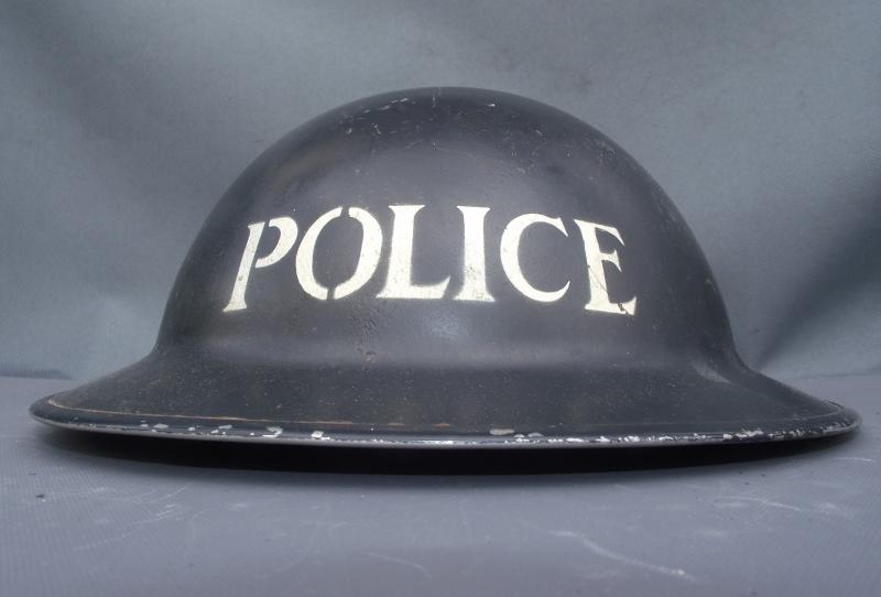 WW2 British Police Steel Helmet. 1939.