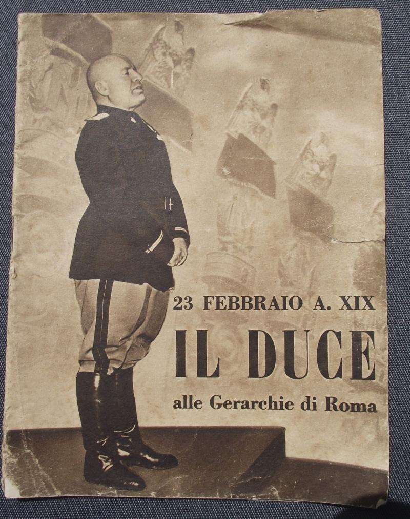 Italian Fascist Pamphlet. IL DUCE.