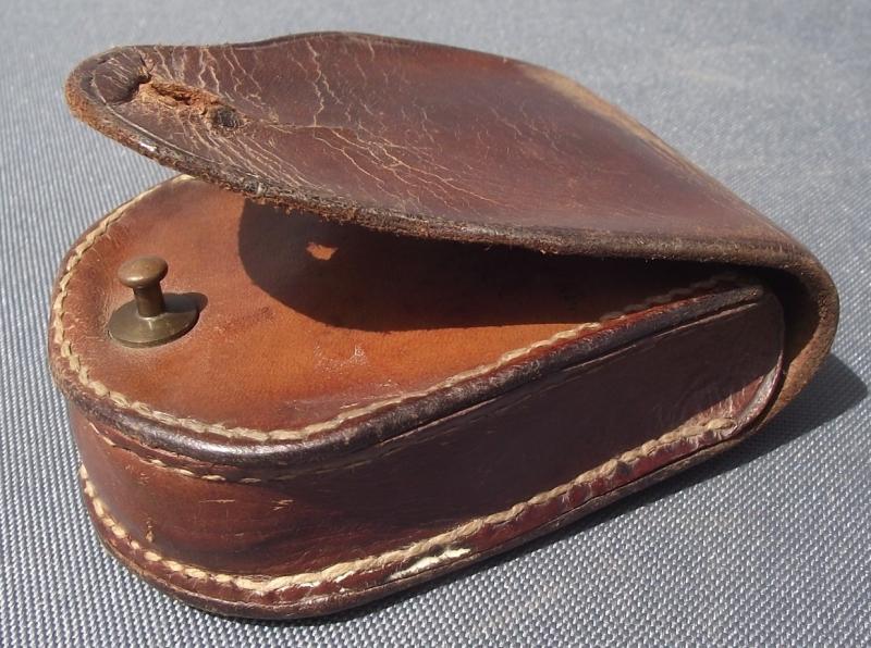 WW1 British Leather Compass Pouch.