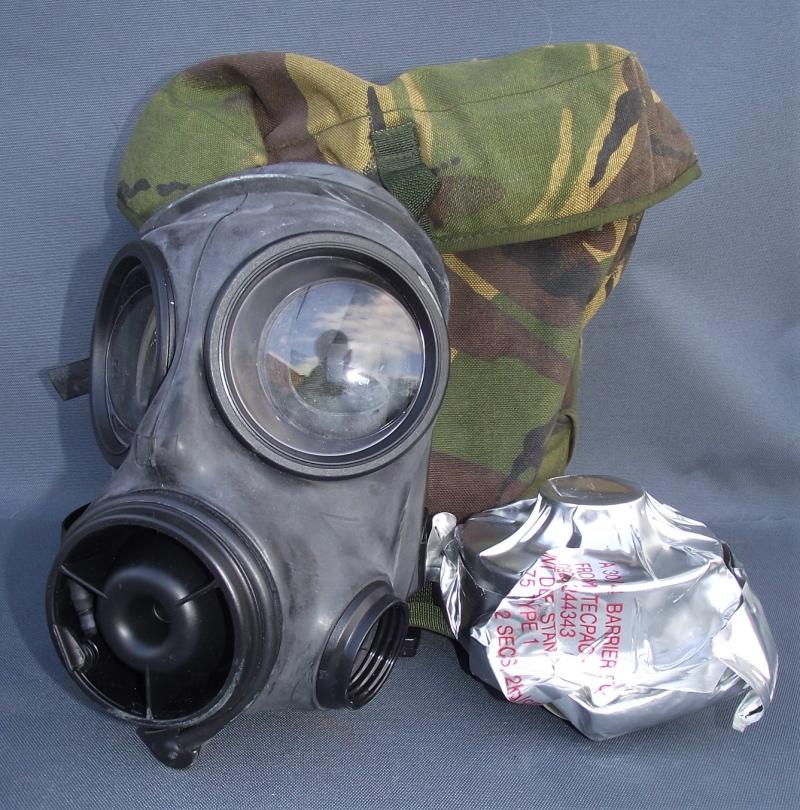 British Avon S10 Respirator with DPM Bag and Filter.