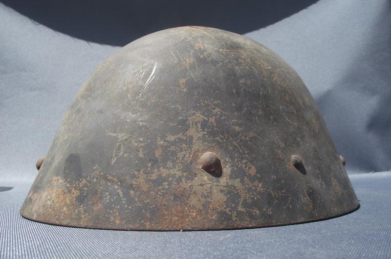 Luftschutz Used Czechoslovakian VZ 32/34 Helmet Shell.