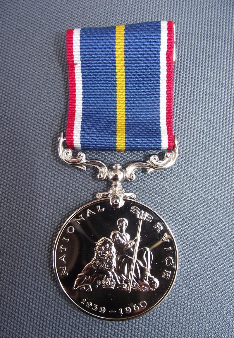 Boxed Commemorative National Service,1939-60, Medal.