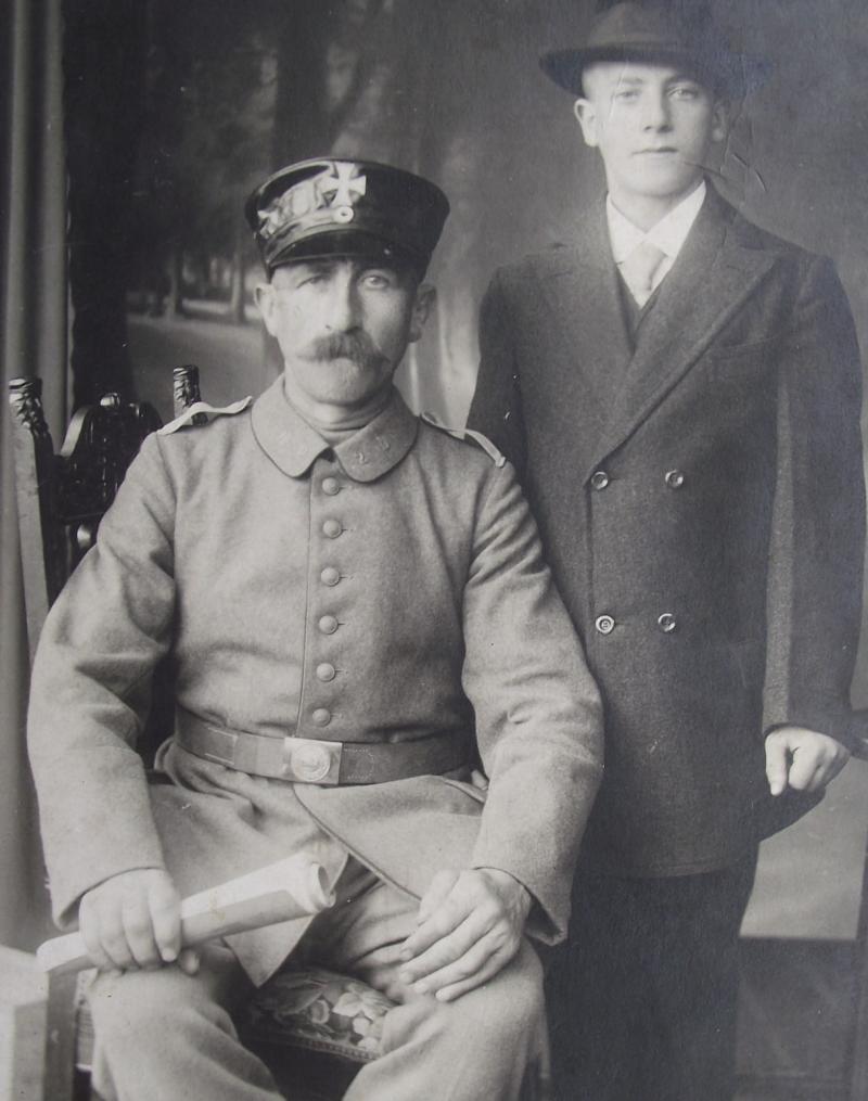 WW1 Imperial Photo Postcard. landwehr, Drivers Cap.