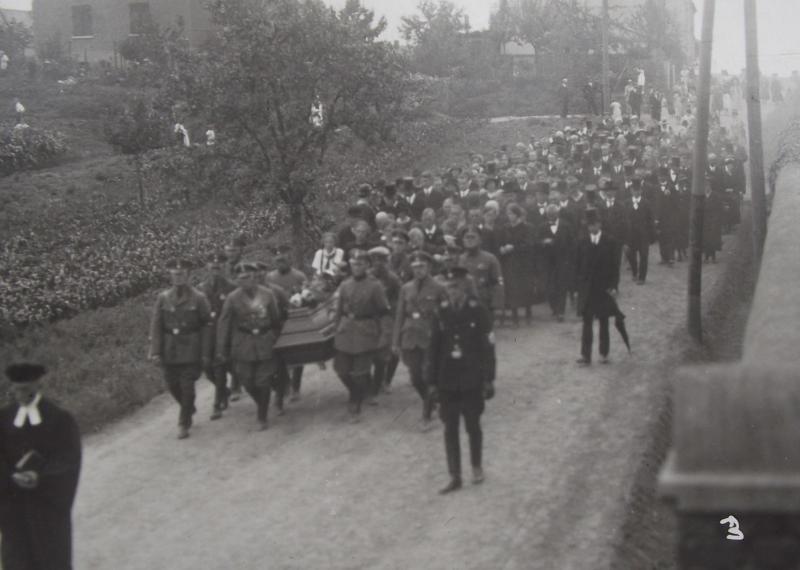 Photo Post Card. Early Political Funeral.