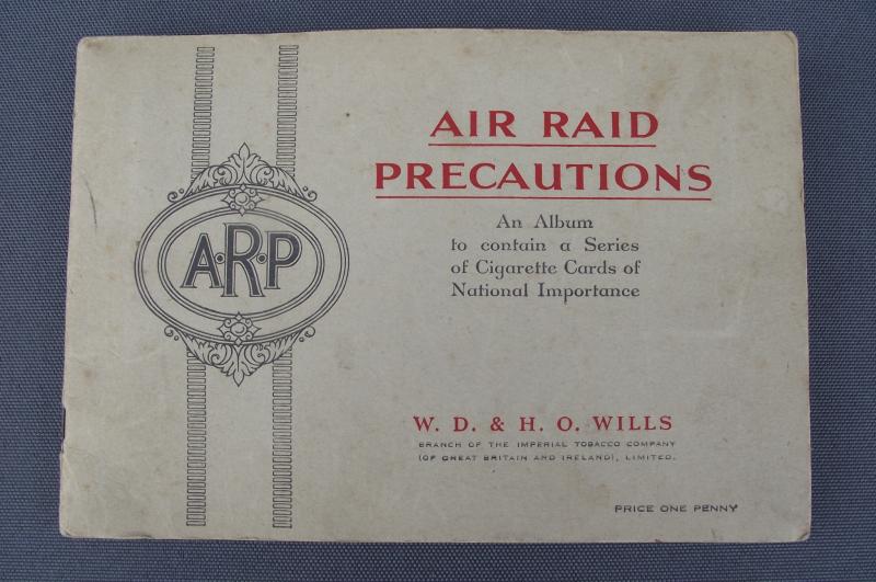 WW2 Period ARP Cigarette Card Album.