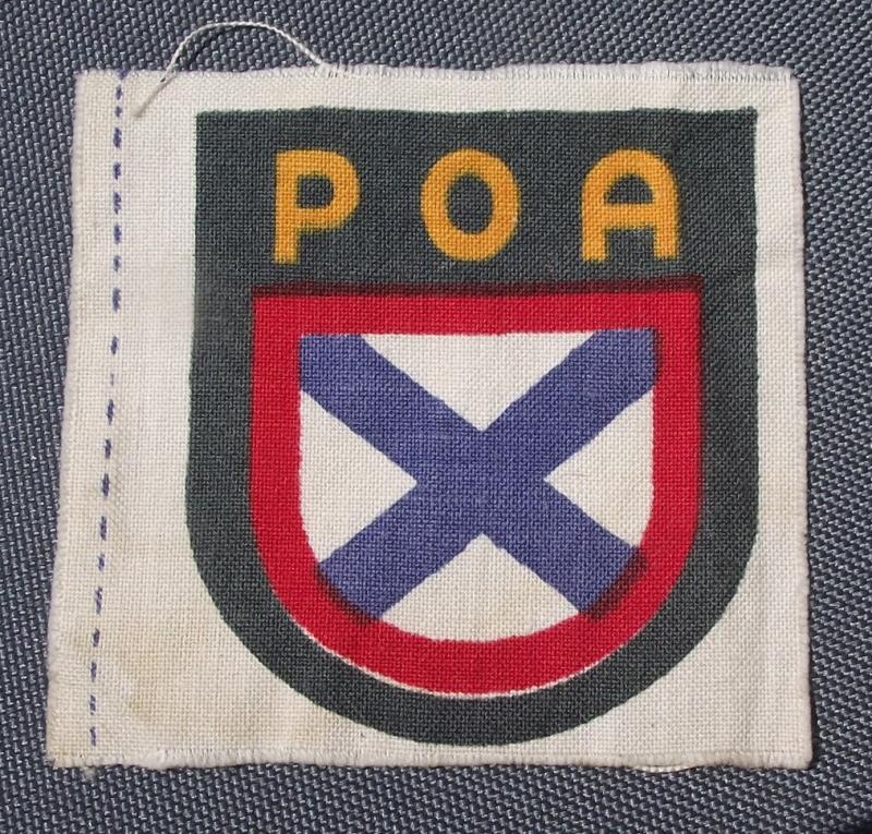 Russian POA Volunteer's Sleeve Shield.