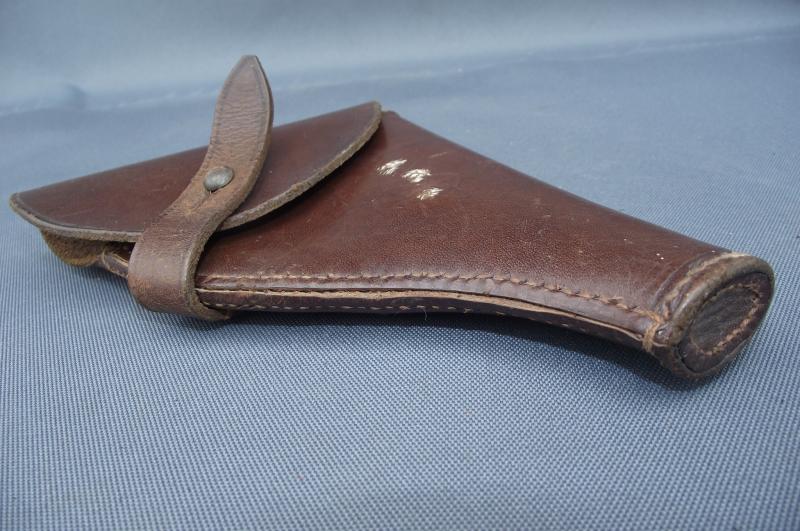 Small Webley Type Leather Holster.