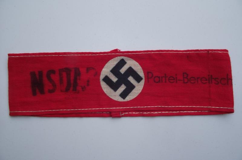 NSDAP Partei-Bereitschaft Armband.