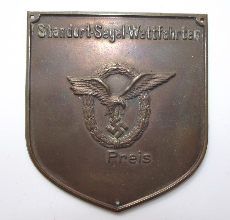 Luftwaffe Sporting Event Presentation Plaque.