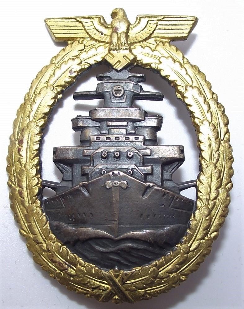 Kriegsmarine High Seas Fleet Badge, Schwerin-Berlin.