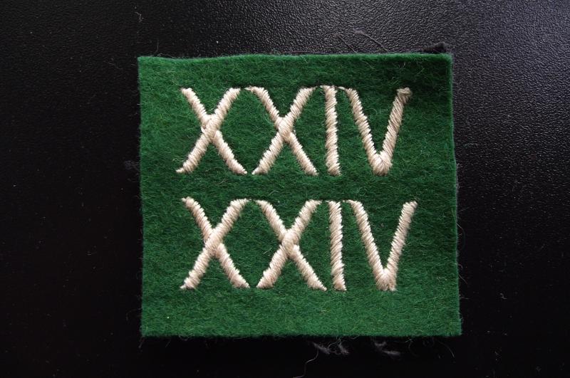 SWB, XXIV Cloth Patches.