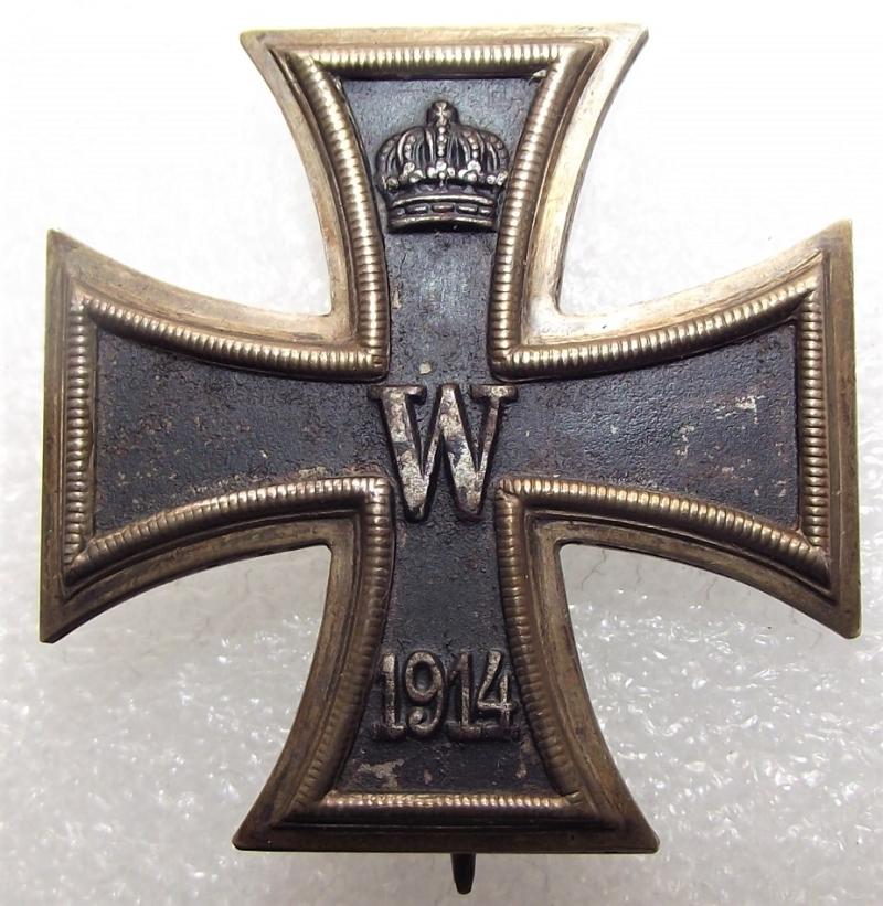 WW1 Imperial First Class Iron Cross. MM/KO.