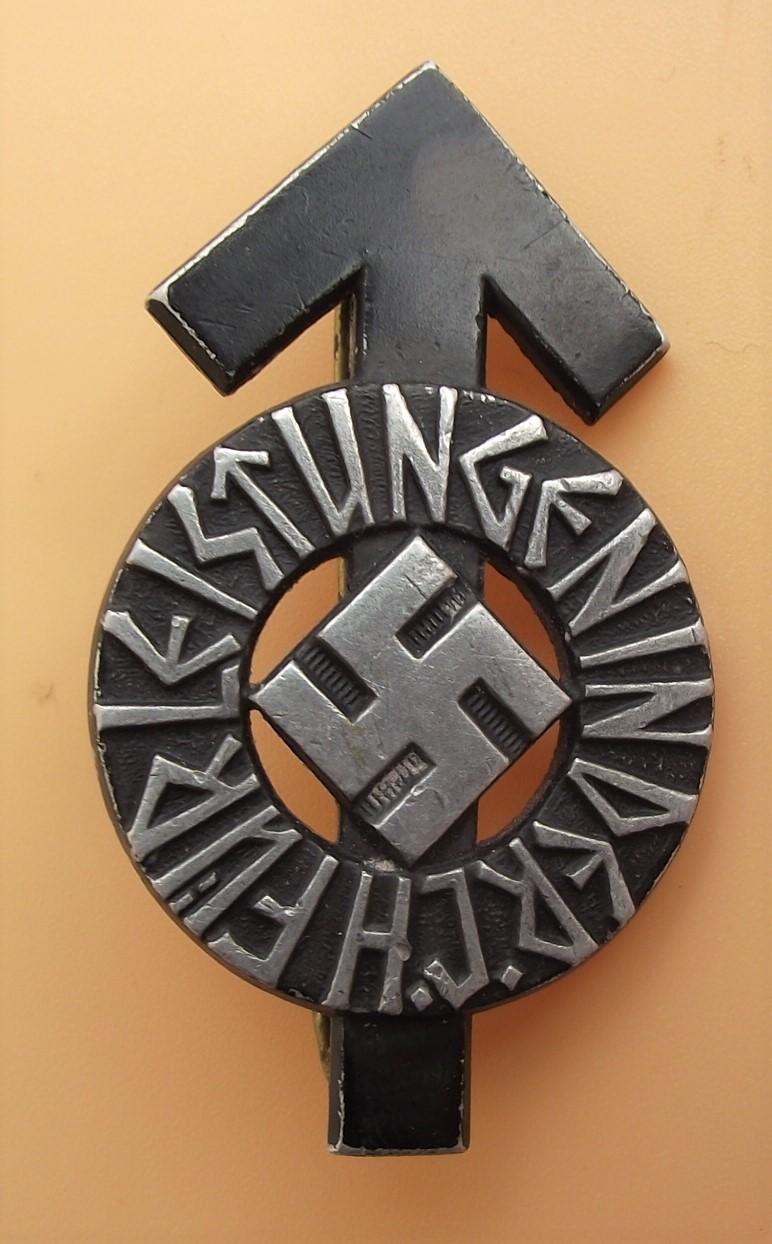 Numbered Hitler Youth Proficiency Badge. Iron Grade. M/36.