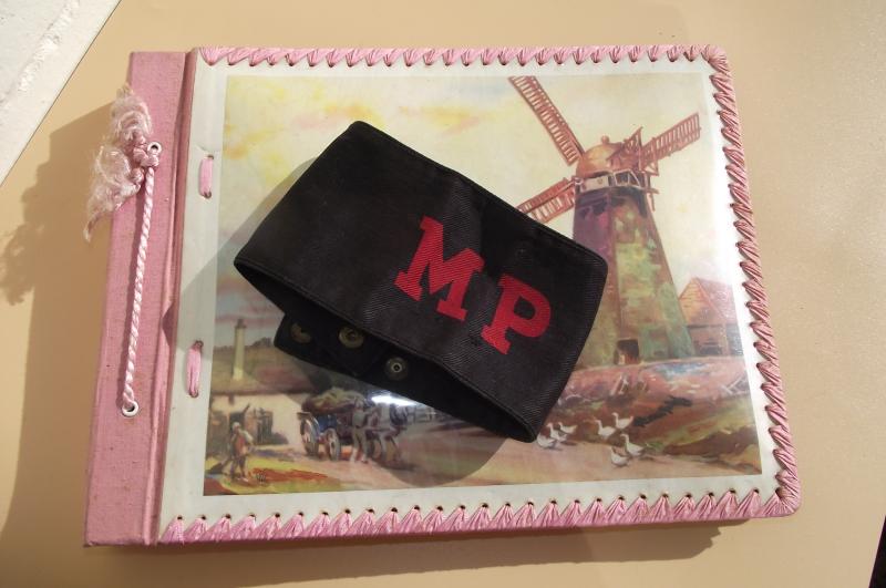 1950's Military Police Armband and Photo Album.