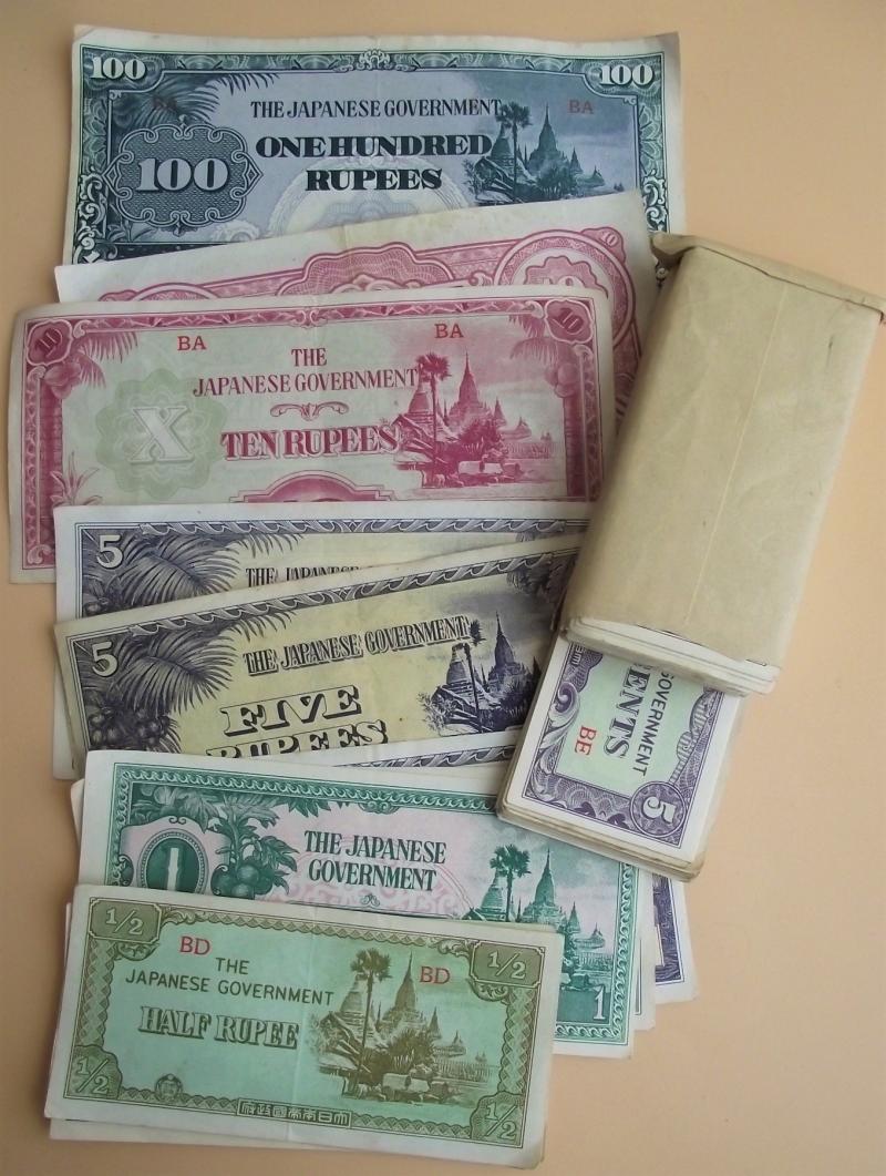 WW2 Japanese Goverment Money Bundle.