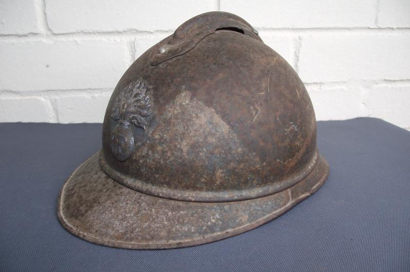 PRICE REDUCED. WW1 French Adrian Helmet Shell.