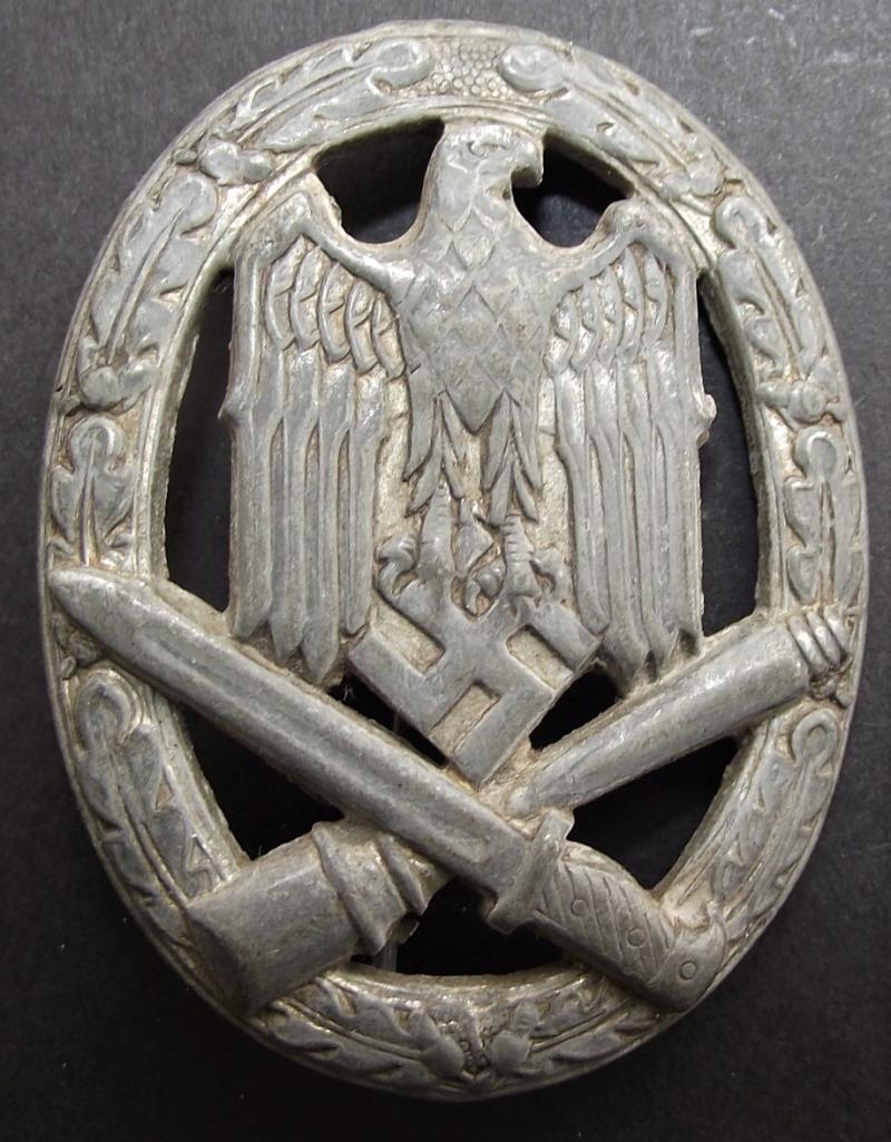 WW2 German General Assault Badge. RK.