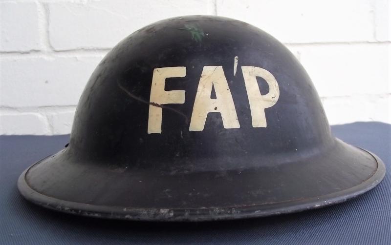 British First Aid Party Steel Helmet, 1940.