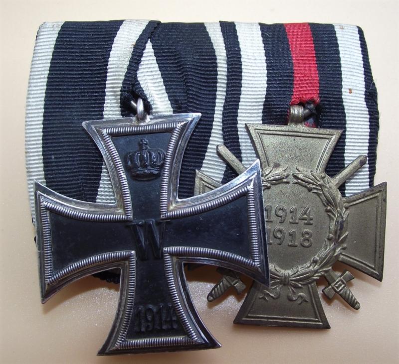 Imperial German Medal Bar.