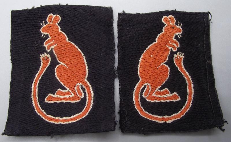 7th Armoured Division Formation Patches.