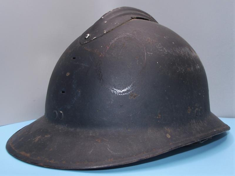 Luftschutz used French Adrian Army Helmet.