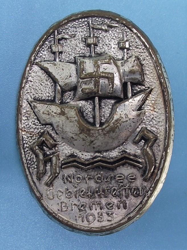 Hitler Youth Tinne/ Event Badge. Nordsee 1933.