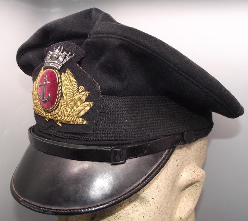 WW2 British Merchant Navy Visor Cap.