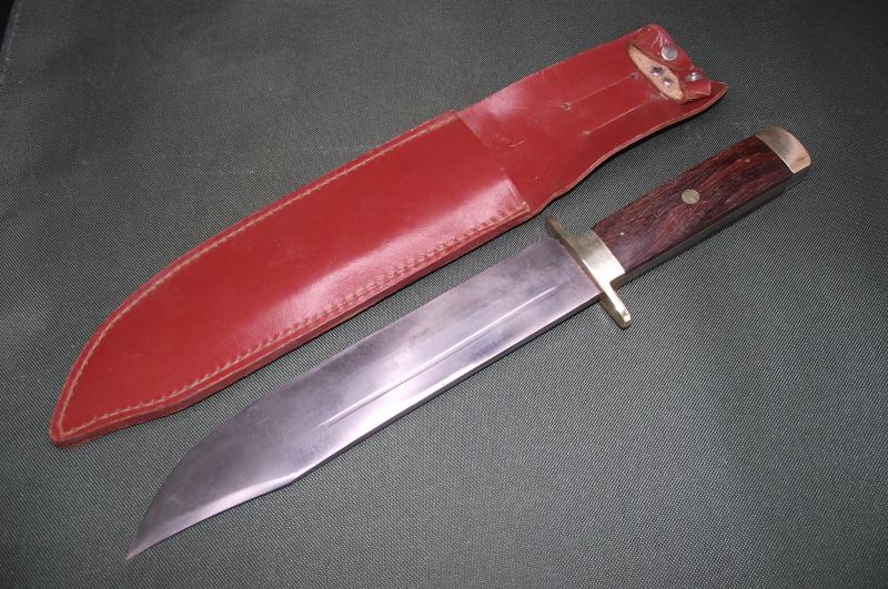 Large Bowie Knife. J.Nowill, Sheffield.