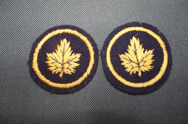 WW2 Canadian Military H.Q. Cloth Patch/Badge.