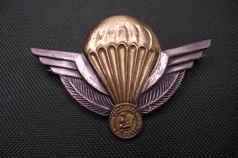 Congo Airborne Qualification Badge, Drago.