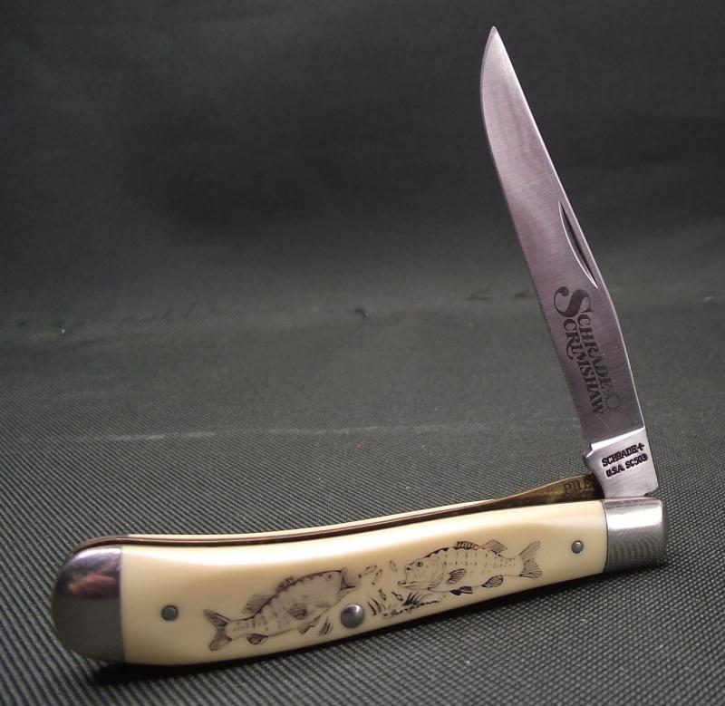 Schrade U.S.A. SC503 Scrimshaw Pocket Knife.