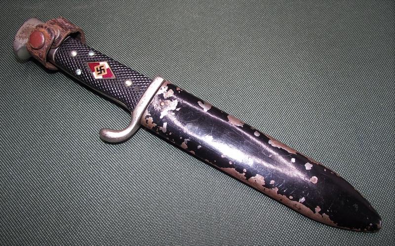 Early Hitler Youth Dagger With Motto. Gottlieb Hammesfahr.
