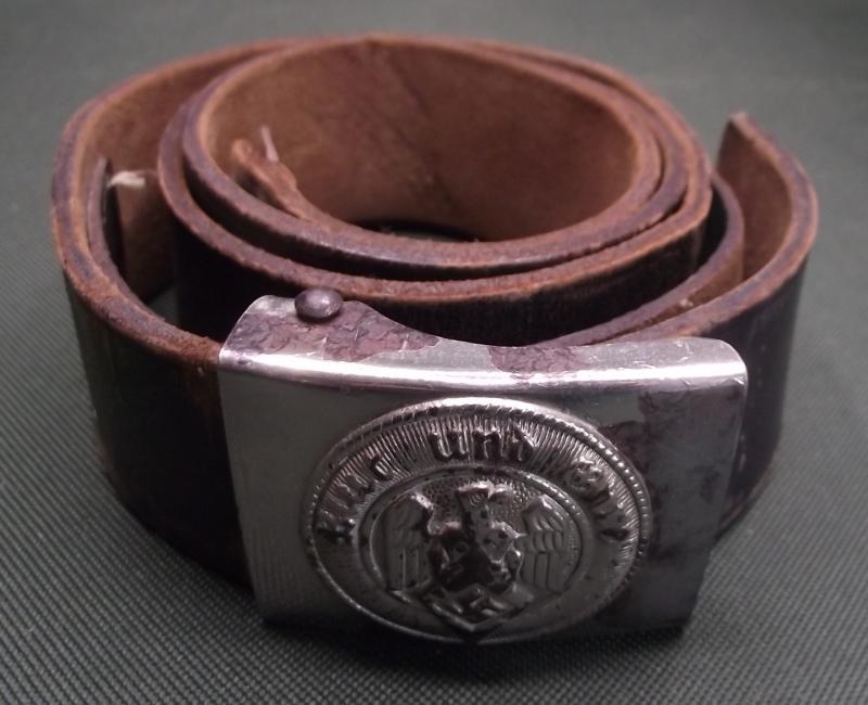 Hitler Youth Belt and Buckle. Overhoff.