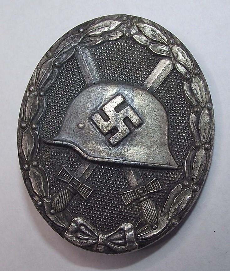 Silver Wound Badge, MM65, Klein & Quenzer.