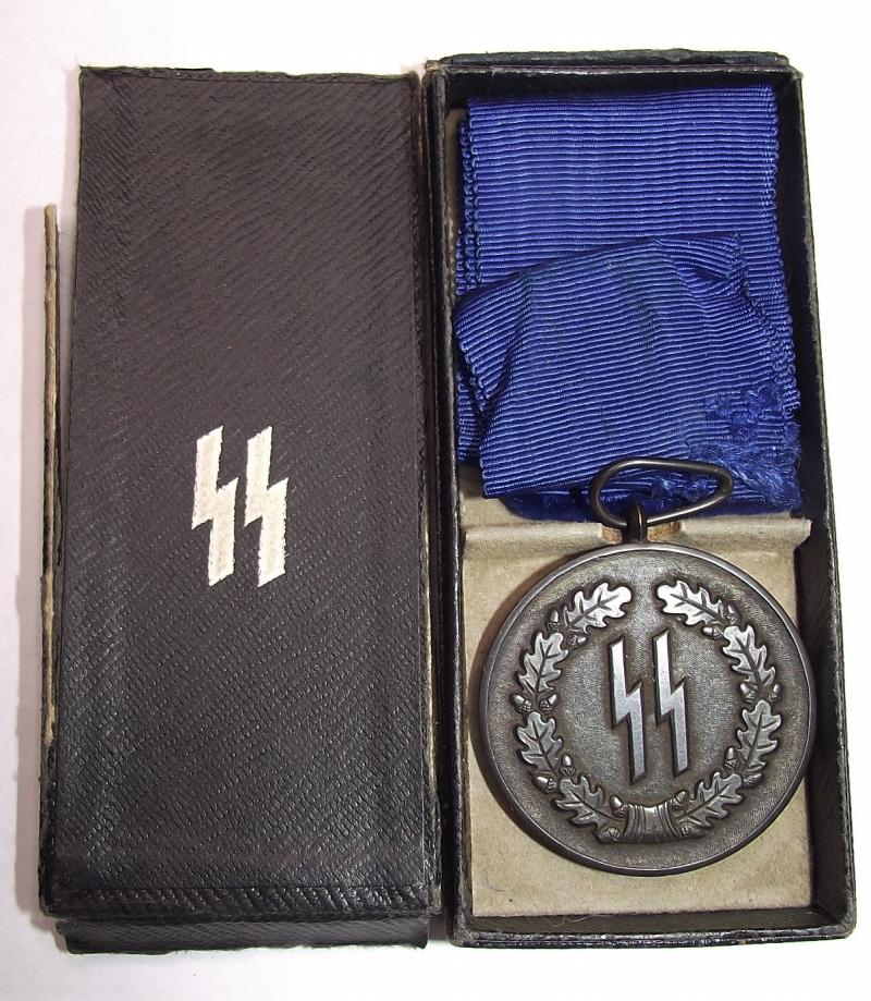 Cased SS 4 Year Long Service Medal