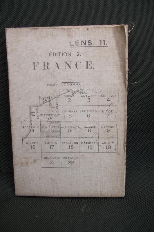 British WW1 Map. France, Lens.