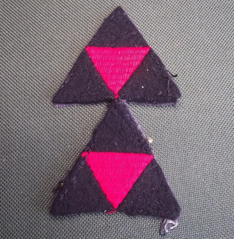 3rd Division Formation Patch Pair.