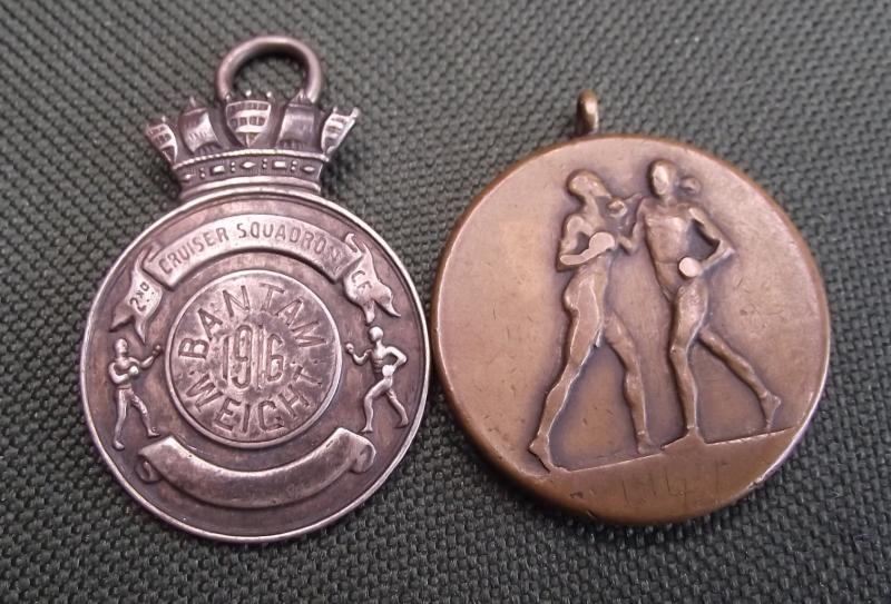 WW1 Royal Navy Boxing Medals.