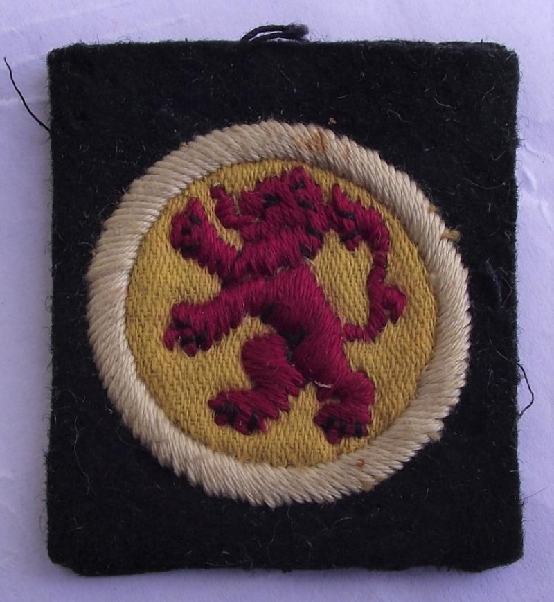 15th Scottish Division Formation Patch.