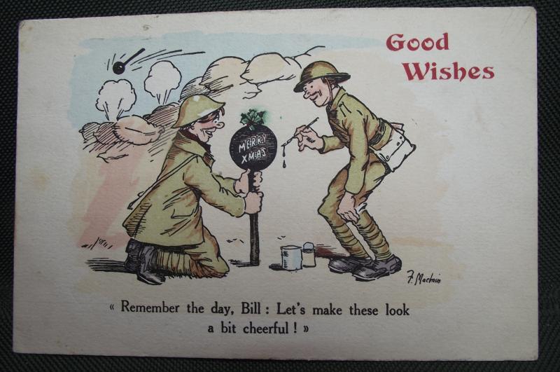 WW1 British Humourus Post Card.